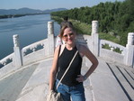 DeDe on bridge